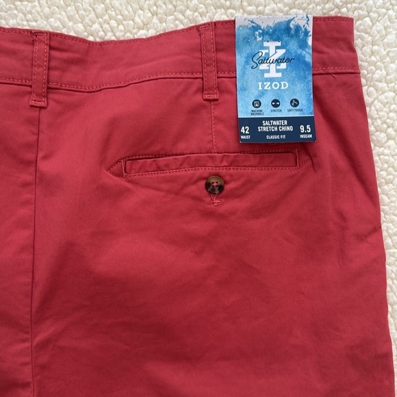 BNWT Izod Saltwater Stretch Chino Shorts - Picture 7 of 8